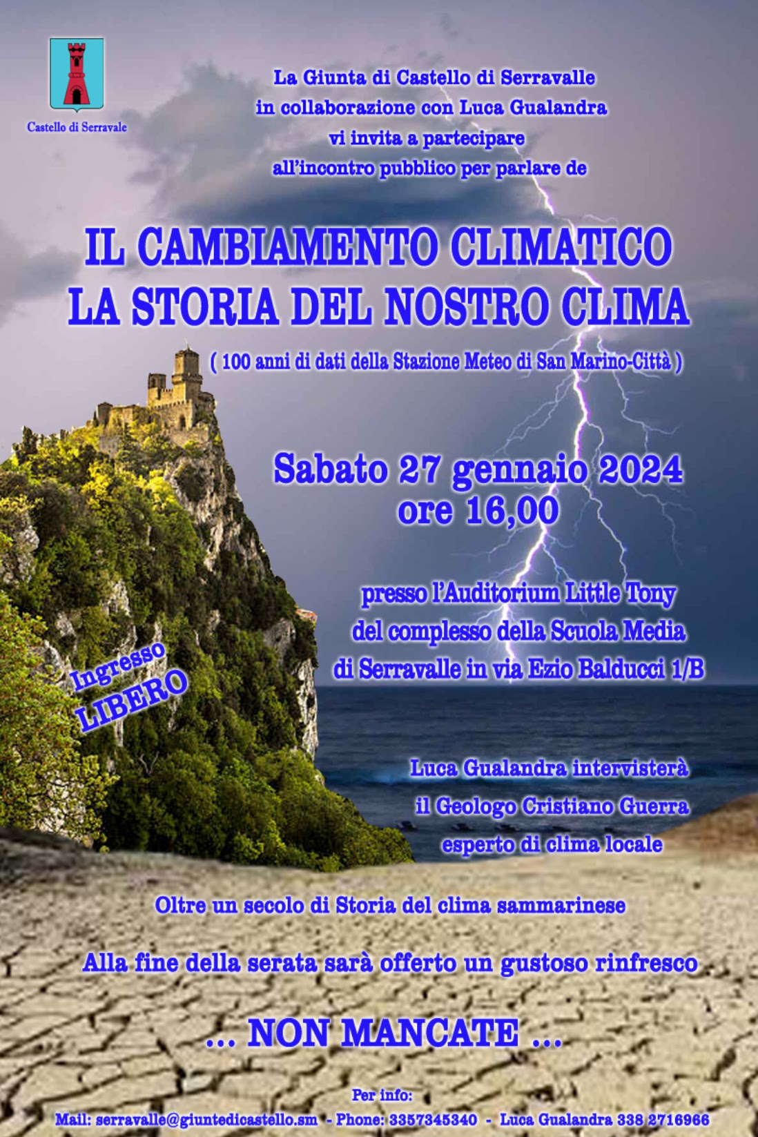 IL CAMBIAMENTO CLIMATICO A SAN MARINO, CENTO ANNI DI STORIA DELLA NOSTRA  STAZIONE METEO!!